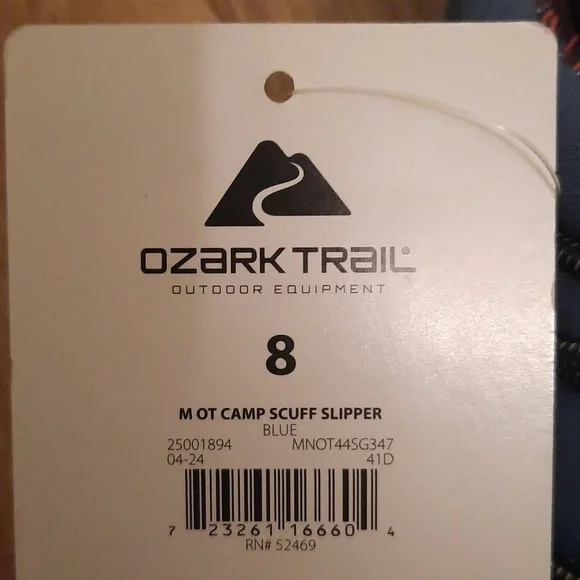 Ozark Trail Blue Slip-On Loafers for Men Water Repellent Outdoor Gear - Picture 6 of 6